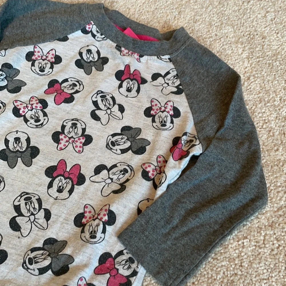 Disney Minnie Mouse Long Sleeve Top 2T - Picture 4 of 7